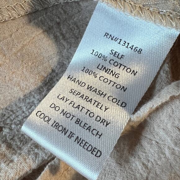 Fate Bright Boho Embroidered Cotton Gauze Blouse Size S - Picture 9 of 9